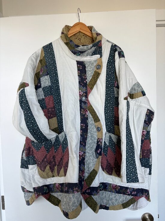 Jackets & Blazers - Refashioned Quilt Jacket